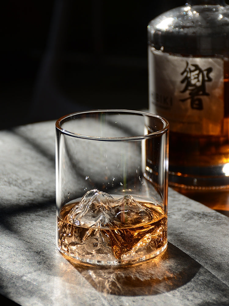 Rocky Mountains Drinking Glass