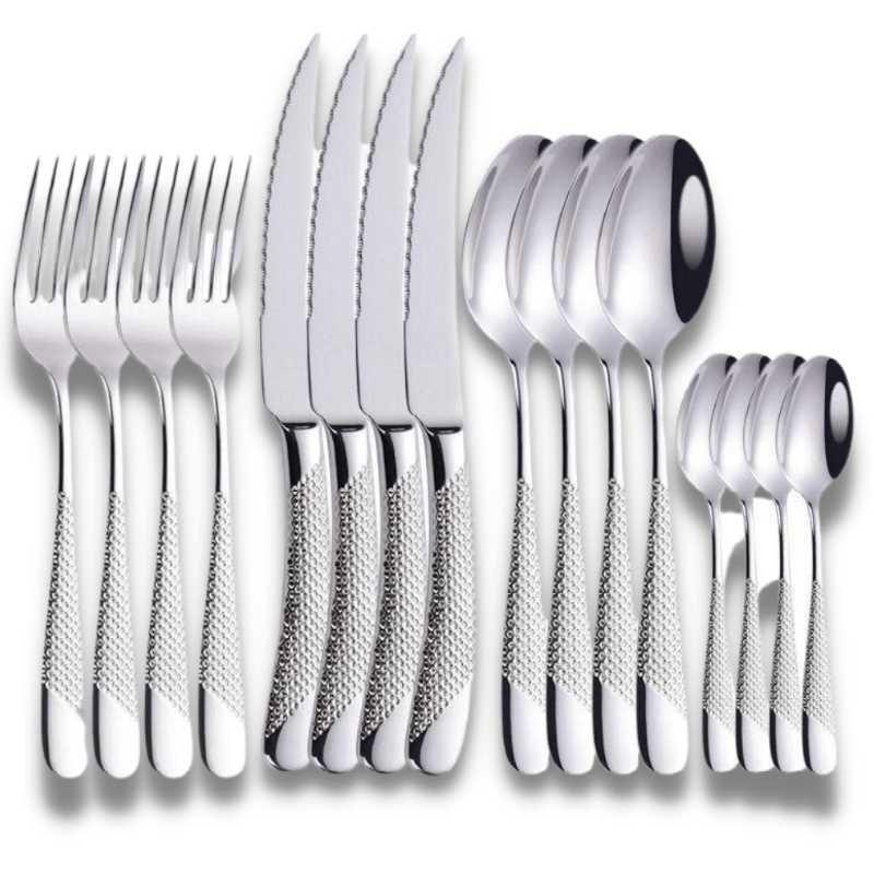 Monarchia Stainless Steel Inlaid Silverware Set