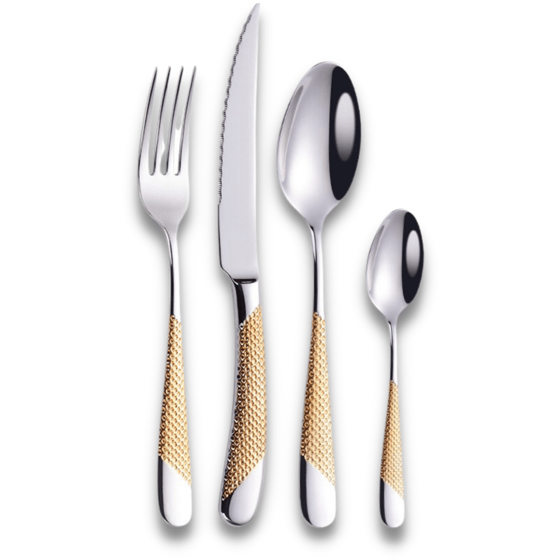 Monarchia Stainless Steel Inlaid Silverware Set