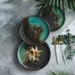 Charcoal and Jade Modern Plates