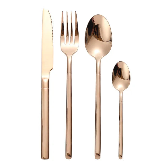 Modern 24 Piece Silverware Set