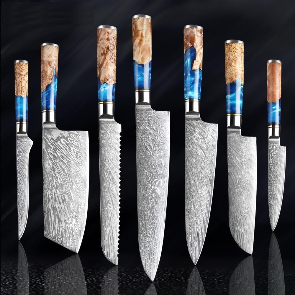 Gakuto Blue Ice Knife Set