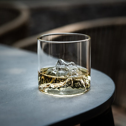 Rocky Mountains Drinking Glass