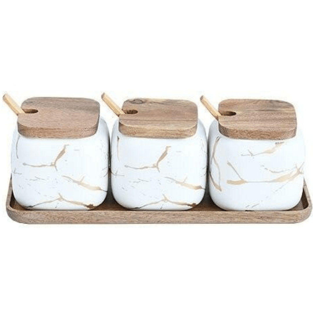 Matisse Marble Spice Jar Set – Ultrazo